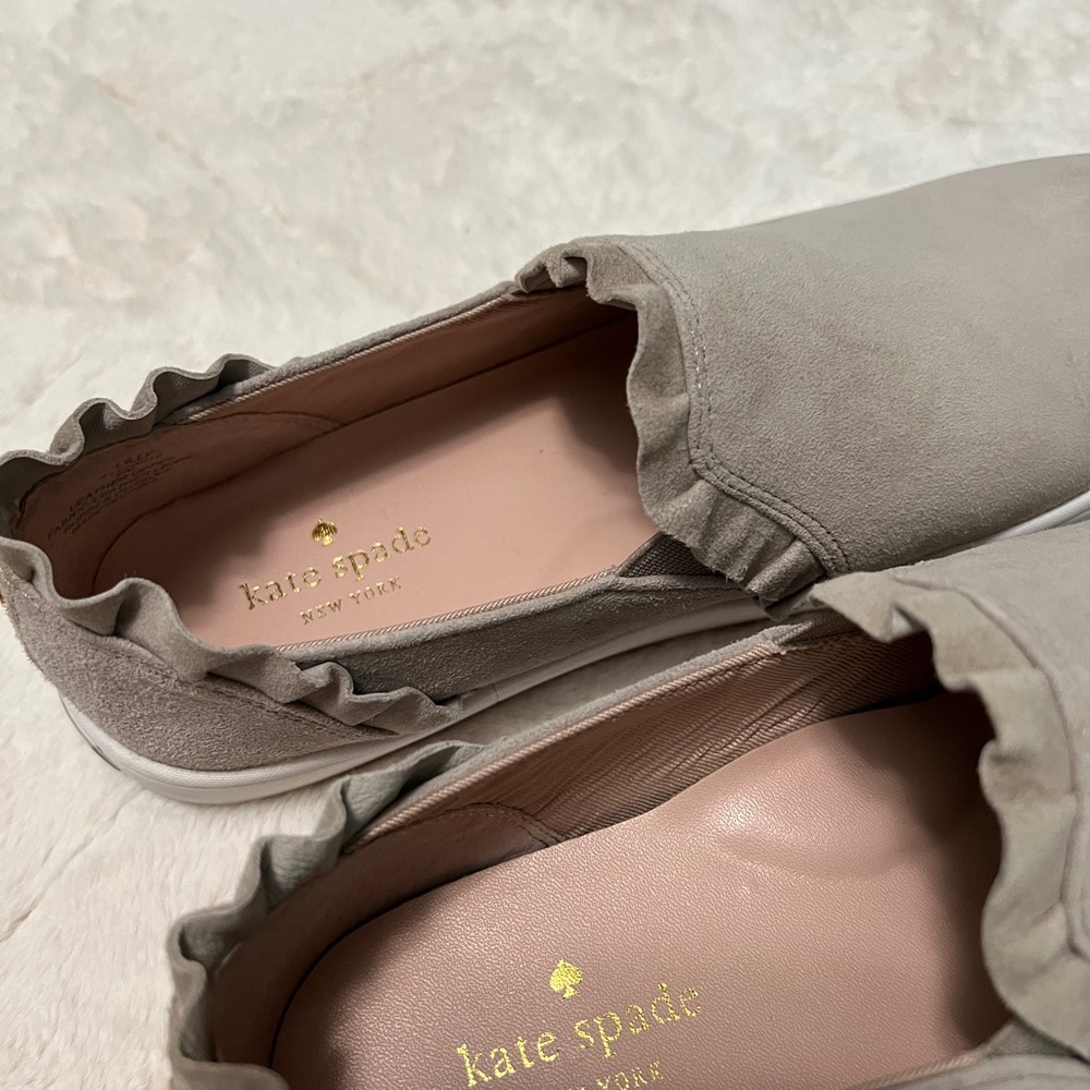 Kate Spade Lilly Sneakers in Grey Suede Size 9 - Picture 7 of 12